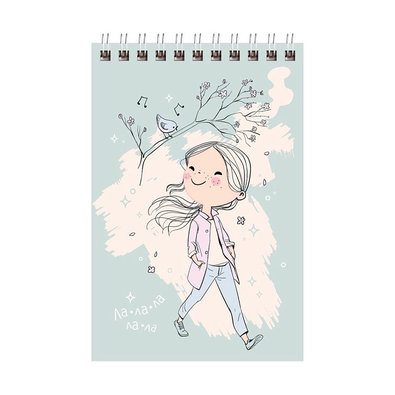 Блокнот А6 40л. на гребне BG "Отличный день"