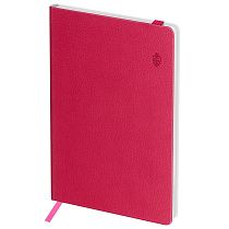 Записная книжка А6 80л. ЛАЙТ, кожзам, Greenwich Line "Classic. Berry", с резинкой, фактурное тиснение, блок в клетку