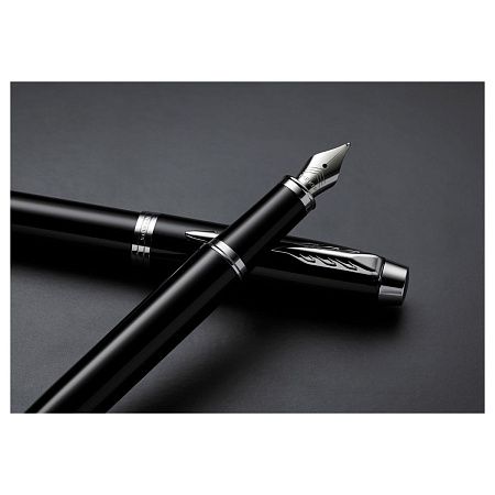 Ручка перьевая Parker "IM Black CT" синяя, 0,8мм, подарочная упаковка 