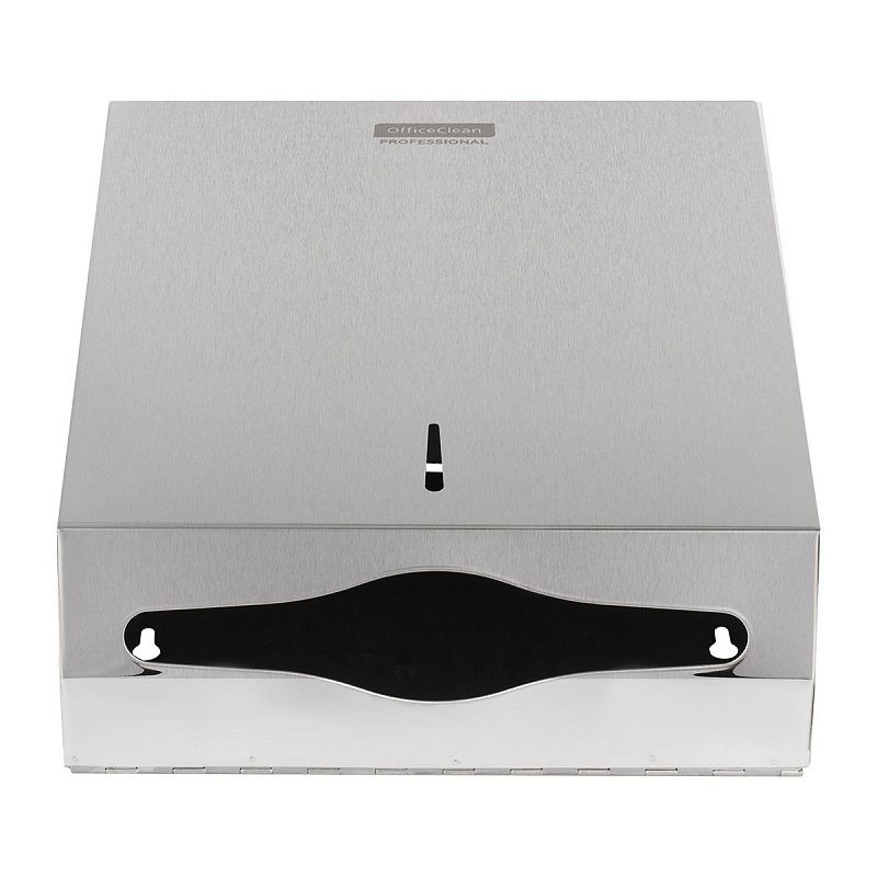 Диспенсер для полотенец листовых OfficeClean Professional (V-сл.), нержавеющая сталь 