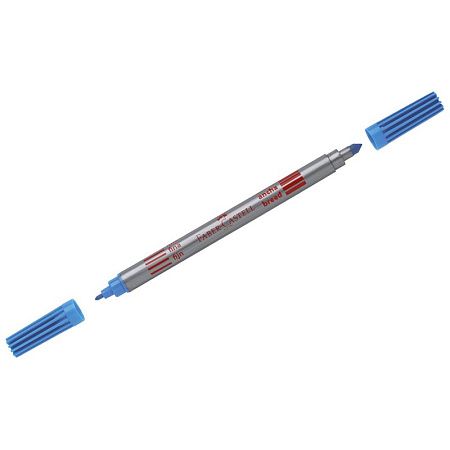 Фломастеры двусторонние Faber-Castell, 10цв., 10шт., смываемые, пластик.уп., европодвес