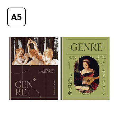 Бизнес-блокнот А5, 160л., BG "Genre", матовая ламинация, выб. лак
