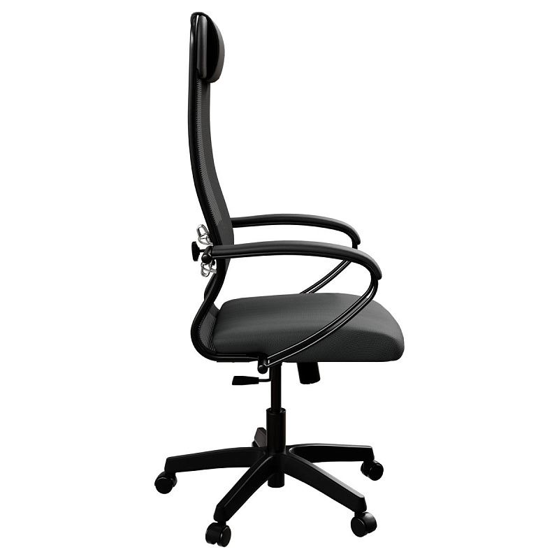 Кресло руководителя Метта ErgoLife" Set 11, сетка черная, топ-ган (130/Sit001), 13E.12.1.222