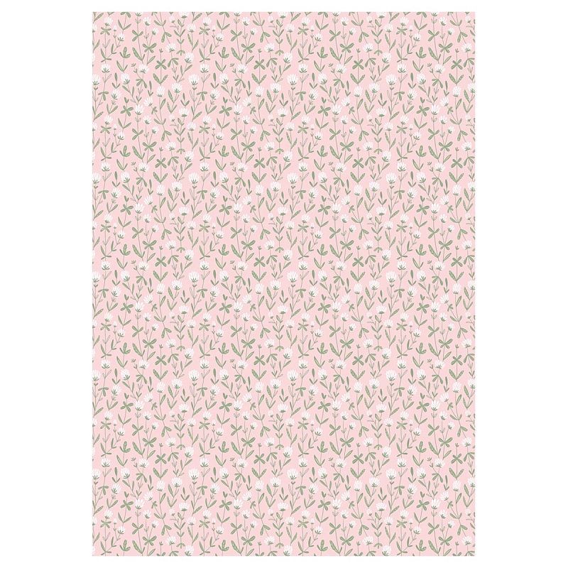 Упаковочная бумага глянц. 70*100см, MESHU "Meadow", 80 г/м2, ассорти, 5 дизайнов