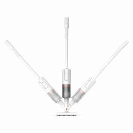 Пылесос вертикальный DEERMA DX888, 3 в 1, потребляемая мощность 600 Вт, контейнер 0,45 л, белый