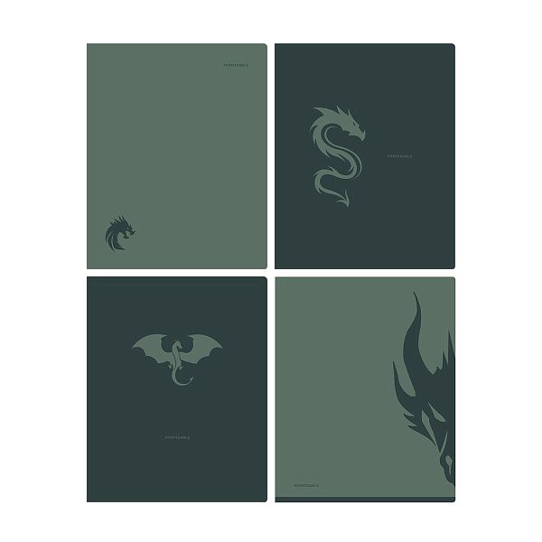 Тетрадь 48л., А5, клетка BG "Formidable", soft-touch ламинация