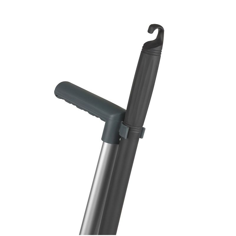 Совок для мусора со щеткой-сметкой OfficeClean Professional, длина рукоятки совка 64см, щетки-сметки 69см (помещение/улица)