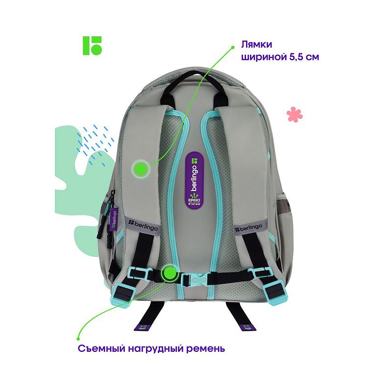 Рюкзак Berlingo Modern "Eyes" 38*30*18см, 3 отделения, 2 кармана, эргономичная спинка 