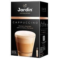 Кофе растворимый порционный JARDIN "3 в 1 Капучино", КОМПЛЕКТ 8 пакетиков по 18 г, 1690-10 Кофе растворимый порционный JARDIN "3 в 1 Капучино", КОМПЛЕКТ 8 пакетиков по 18 г, 1690-10