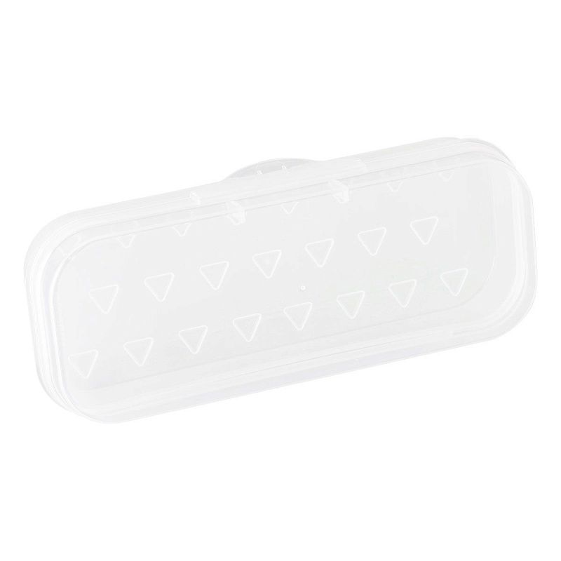 Пенал-футляр, 215*90*43 СТАММ, прозрачный, бесцветный 