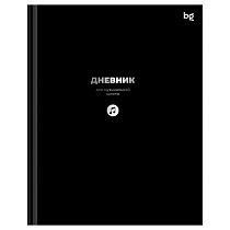 Дневник для музыкальной школы 48л. (твердый) BG "Черный", глянцевая ламинация, тиснение фольгой
