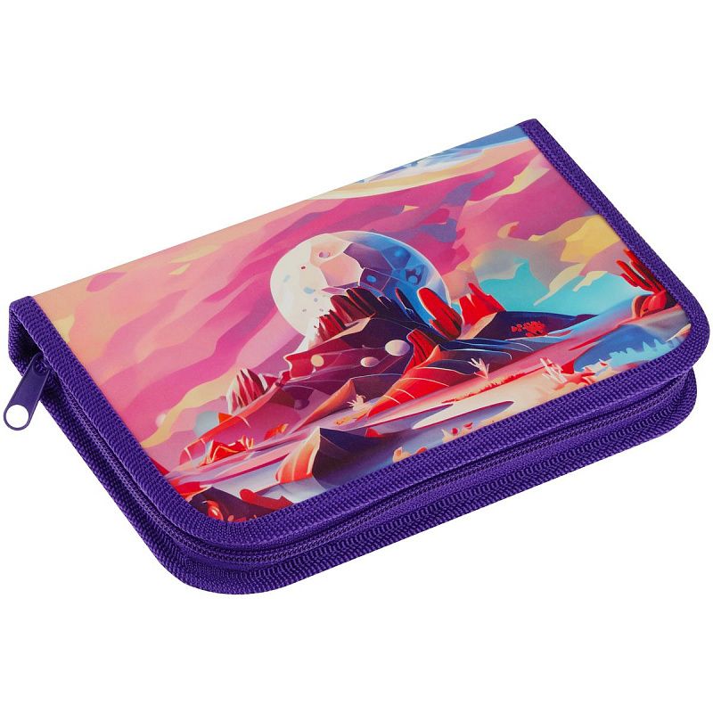 Пенал 1 отделение, 190*115 ArtSpace "Magic", ламинированный картон, софт-тач 