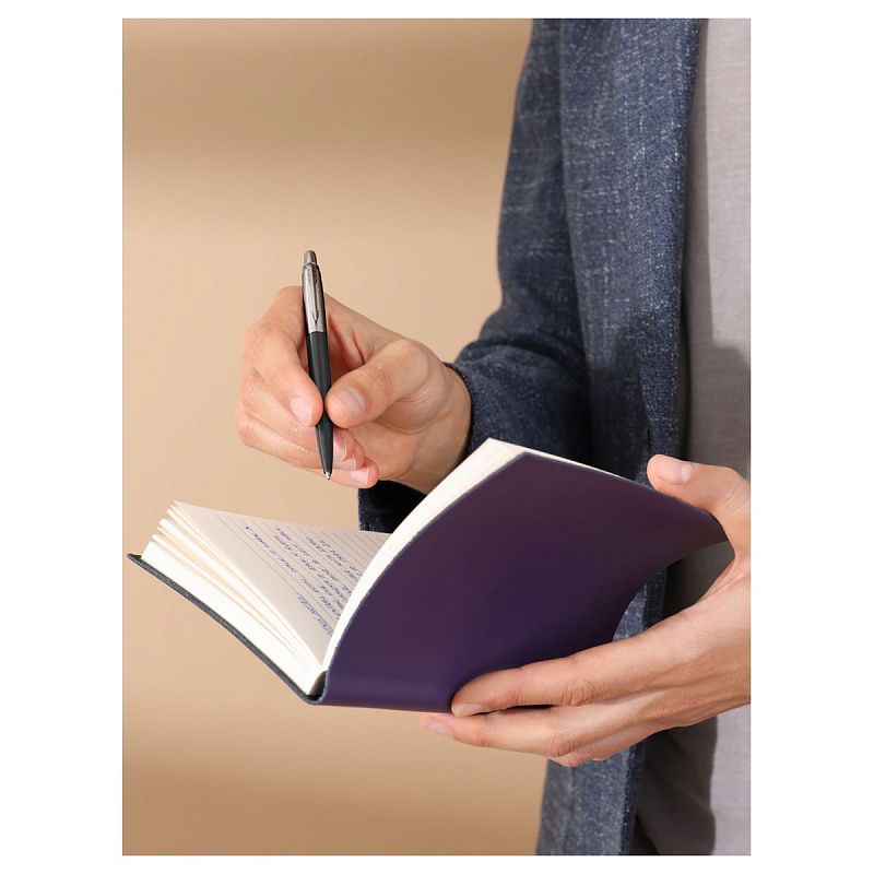 Ручка шариковая Parker "Jotter Bond Street Black CT" синяя, 1,0мм, кнопочн., подарочная упаковка 