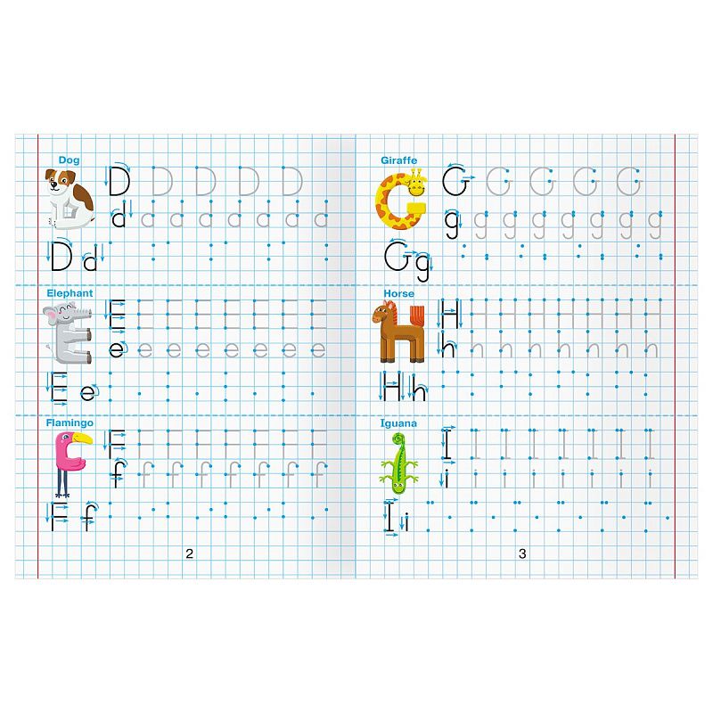 Прописи для дошкольников, А5 ТРИ СОВЫ "5-6 лет. Учимся писать по-английски. Алфавит", 8стр.