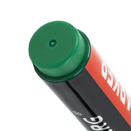 Маркер перманентный ULTRA MARKER, ЗЕЛЕНЫЙ, 3,5 мм, с клипом, BRAUBERG, 152207 