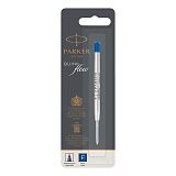 Стержень шариковый объемный Parker "QuinkFlow Ball Point" синий, 98мм, 0,8мм, метал. корпус, блистер