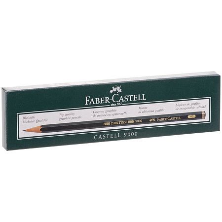 Карандаш ч/г Faber-Castell "Castell 9000" HB, заточен. 