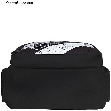 Рюкзак Berlingo Light "Black White" 39,5*28*16см, 2 отделения, 3 кармана, уплотненная спинка 