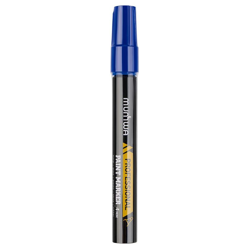 Маркер-краска MunHwa "Professional Paint Marker" синяя, 4мм, нитро-основа 