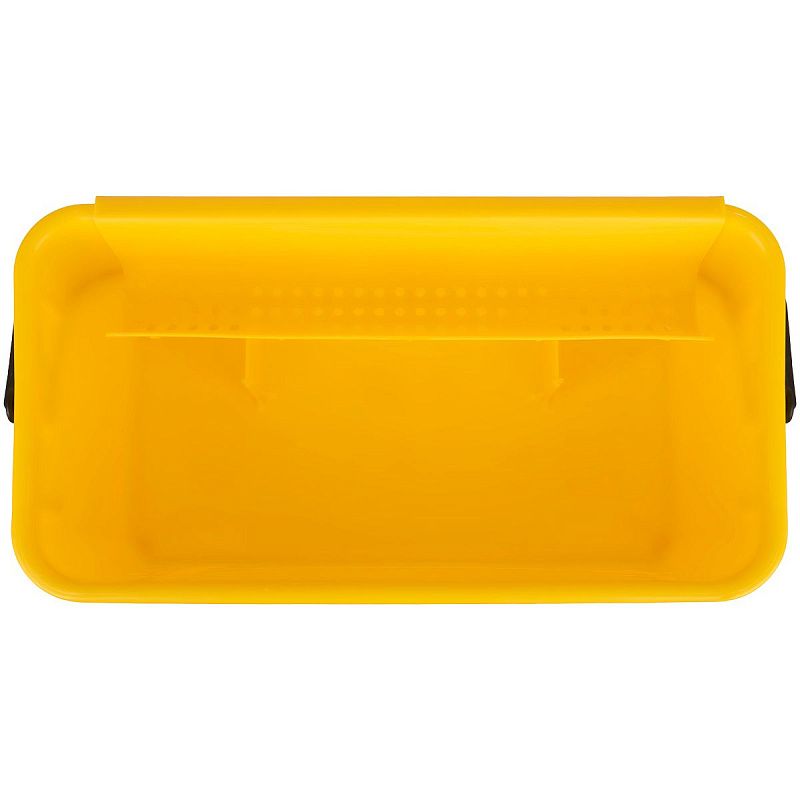 Ведро-тележка для мытья окон и уборки OfficeClean Professional, 24л., отжим для окномоек и PVA швабр, на колесах