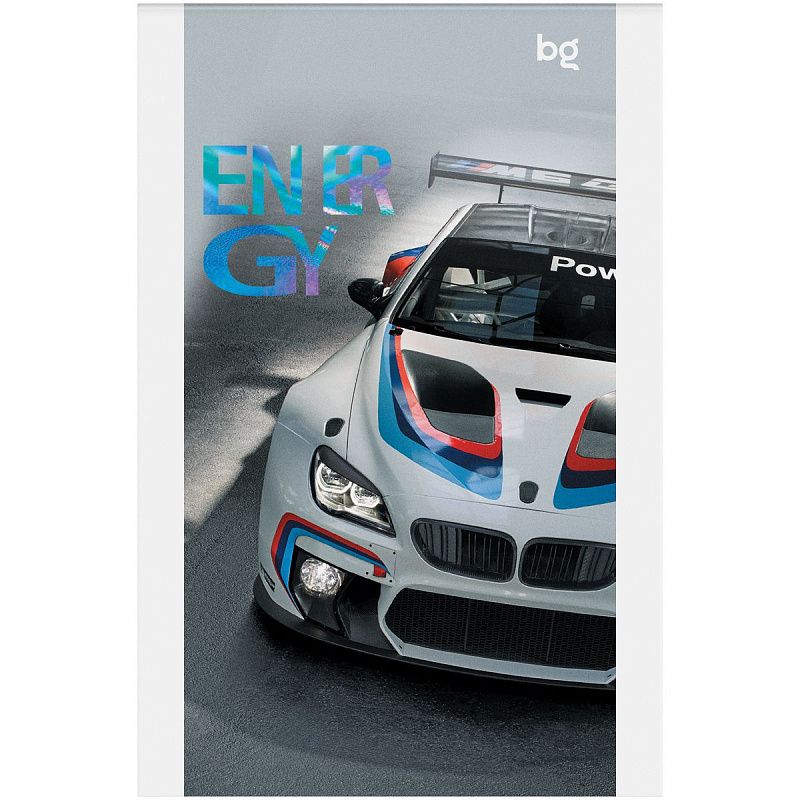 Блокнот А6 48л. на скрепке BG "Racing cars"