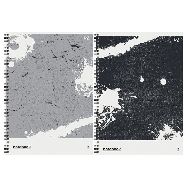 Тетрадь 96л., А4, клетка, на гребне BG "Лофт", матовая ламинация