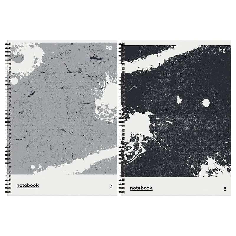 Тетрадь 96л., А4, клетка, на гребне BG "Лофт", матовая ламинация