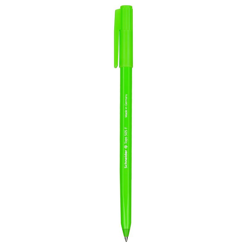 Ручка шариковая Schneider "Tops 505 F Candy" 4шт., синие, 0,8мм, корпус неон ассорти, блистер 