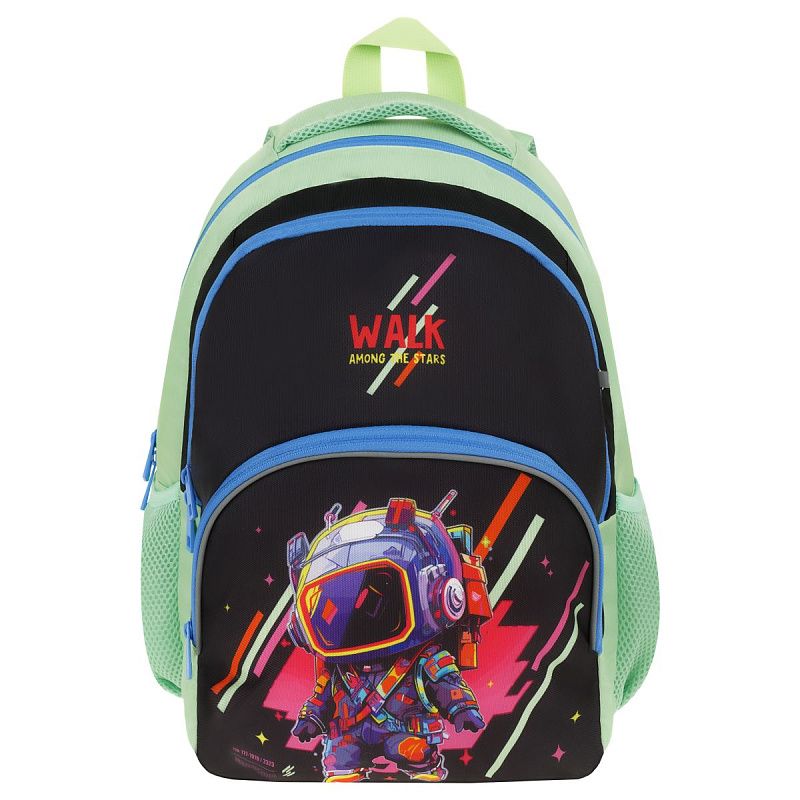 Рюкзак ArtSpace School "Space", 40*28*18см, 2 отделения, 3 кармана, уплотн. спинка 