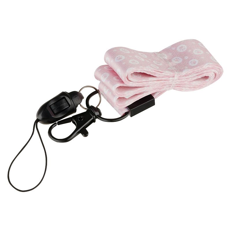 Лента для бейджей MESHU "Paw", 45см, петелька, карабин, опп пакет с европодвесом