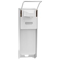 УЦЕНКА-Диспенсер для жидкого мыла OfficeClean Professional, локтевой, белый, наливной, 1л УЦЕНКА-Диспенсер для жидкого мыла OfficeClean Professional, локтевой, белый, наливной, 1л