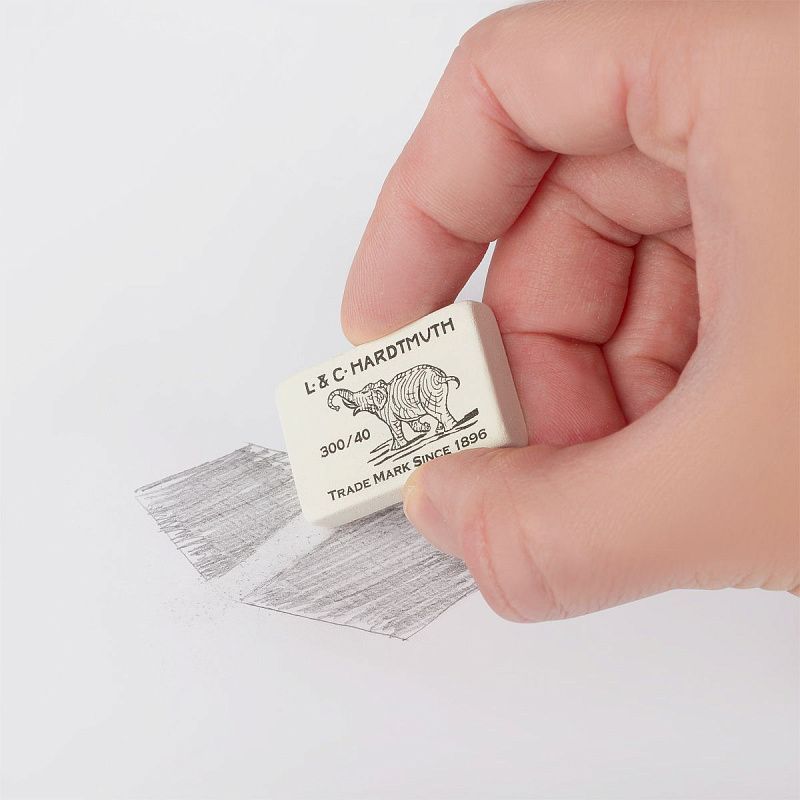 Ластик Koh-I-Noor "Elephant" 300/60, прямоугольный, натуральный каучук, 31*21*8мм, ч/б 