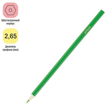 Карандаши цветные ArtSpace "Монстрики", 18цв., заточен., картон, европодвес