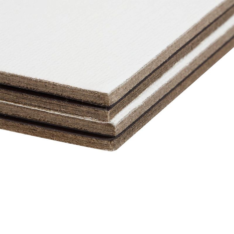 Набор холстов на магните Гамма "Студия", квадратный, 4шт., 7,5*7,5см, 100% хлопок, 280г/м2, мелкое зерно