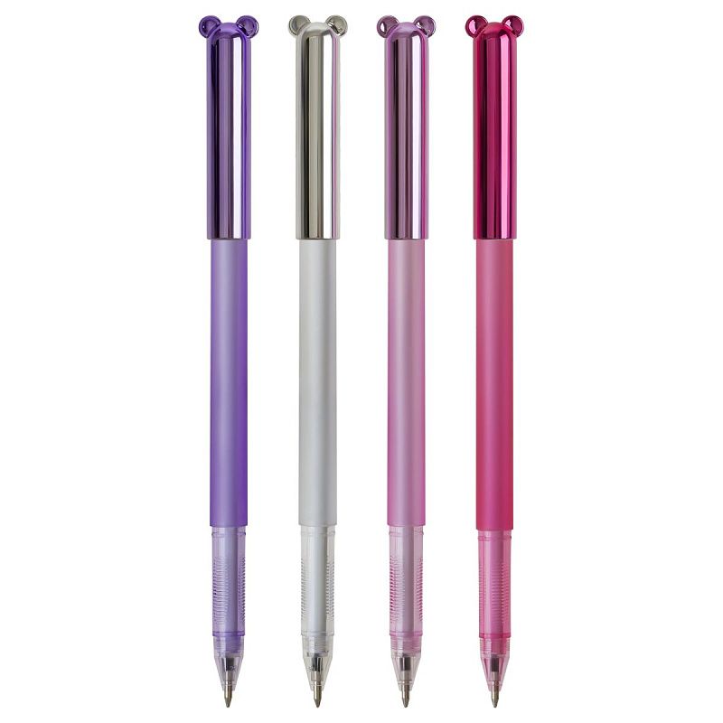 Ручка шариковая MESHU "Barbear" синяя, 0,7мм, корпус ассорти 