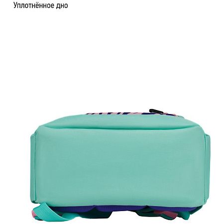 Рюкзак Berlingo Boom "Animal pattern mint" 38,5*29*12см, 2 отделения, 3 кармана, анатомическая ЭВА спинка 