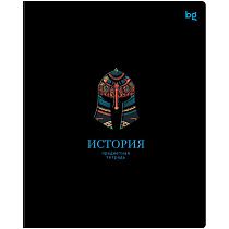 Тетрадь предметная 48л. BG "Информационное поле" - История, soft-touch ламинация, выб. лак