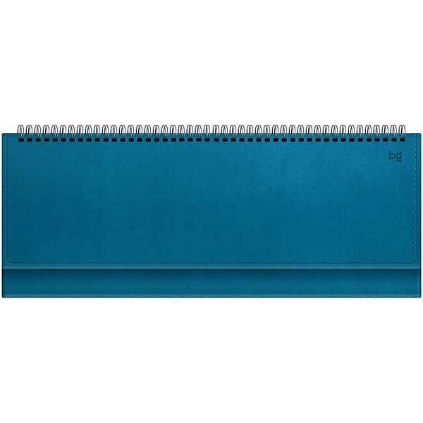 Планинг недатированный, 56л., 330*130мм, кожзам, BG "Winner. Dark teal", бирюзовый
