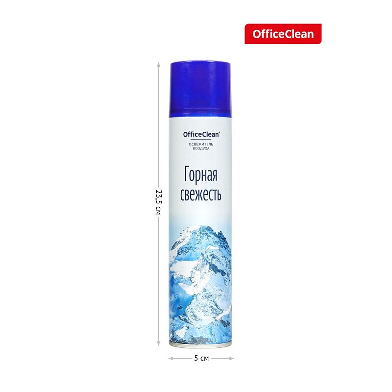 Освежитель воздуха аэрозольный OfficeClean "Горная свежесть", 300мл 