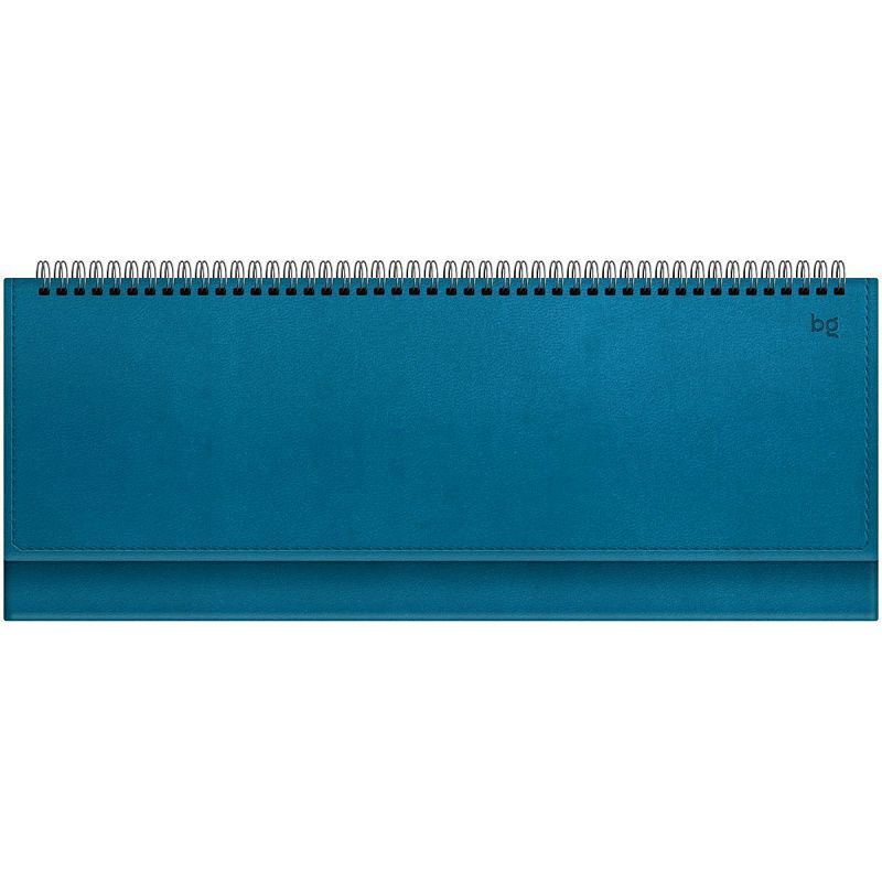 Планинг недатированный, 56л., 330*130мм, кожзам, BG "Winner. Dark teal", бирюзовый