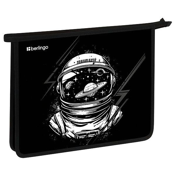 Папка для тетрадей 1 отделение, А5 Berlingo "Trailblazer", 240*205*40 мм, пластик, на молнии