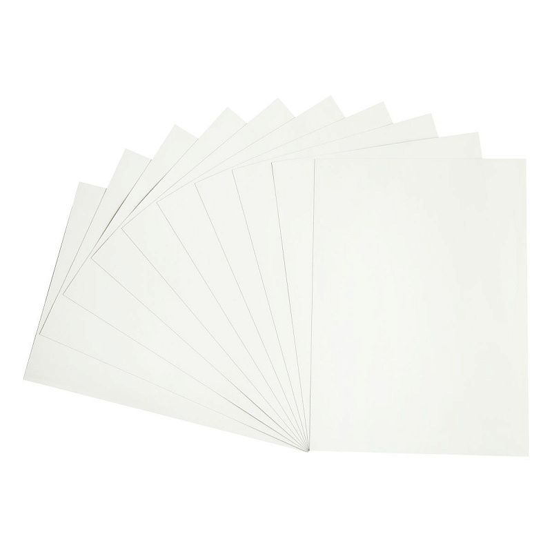 Картон белый А4, двуст., Мульти-Пульти, 10л., мелованный, в папке, "Чебурашка"