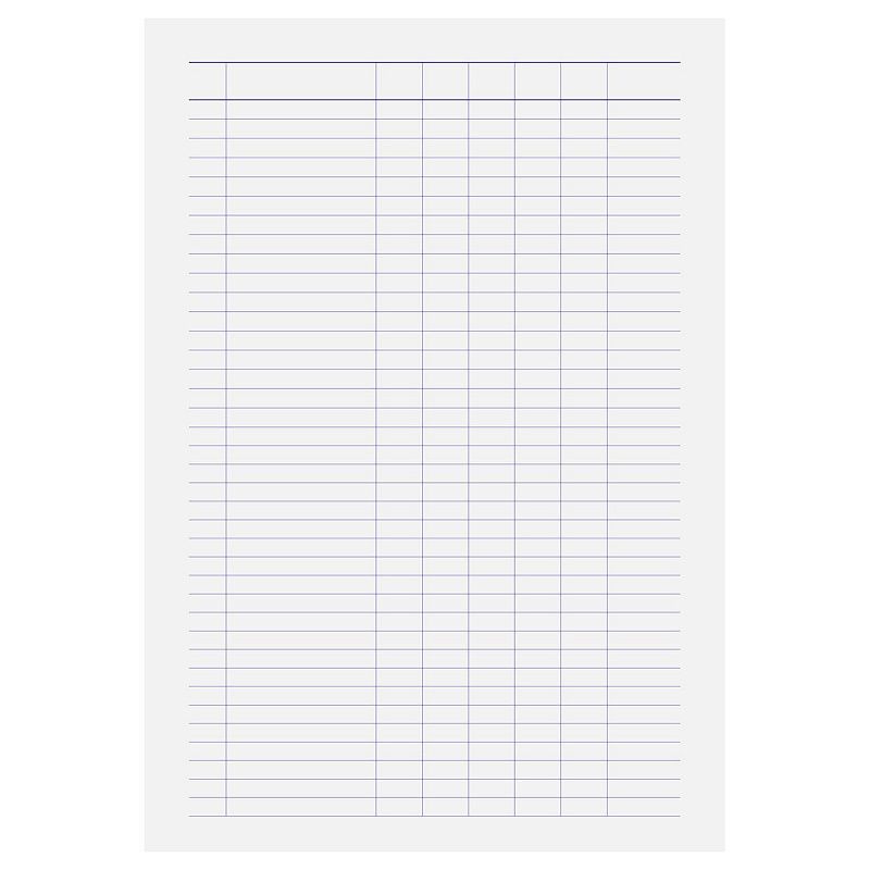 Книга учета OfficeSpace, А4, 48л., пустографка, 200*290мм, мелованный картон, блок офсетный