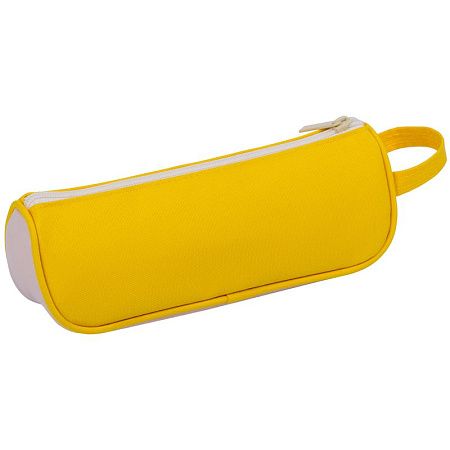 Пенал-косметичка 1 отделение, 1 карман, 215*80*60 Berlingo "Polo yellow", полиэстер 