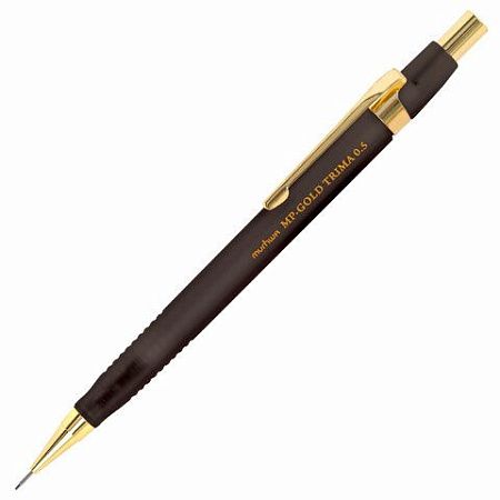 Карандаш механический 0,5 мм, MUNHWA "MP Gold Trima", ластик, корпус ассорти, BMPG05 