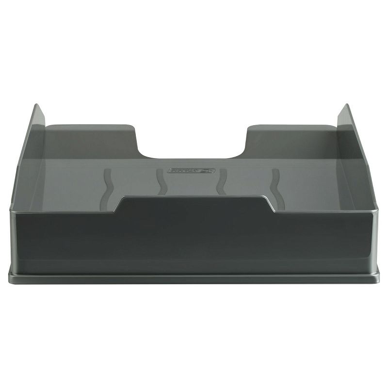 Лоток для бумаг горизонтальный СТАММ "Эксперт", серый