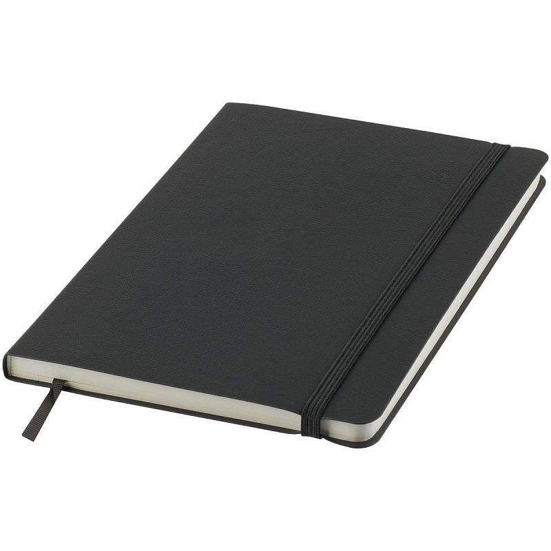 Записная книжка А5 96л. ЛАЙТ, кожзам, Greenwich Line "Classic. Black", с резинкой, блок без линовки