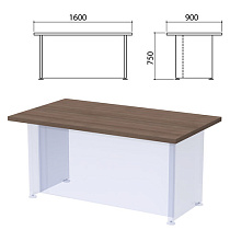 Столешница стола письменного "Приоритет", 1600х900х750 мм, лагос, К-901, К-901 лагос