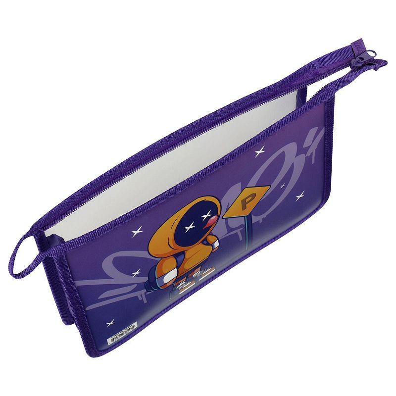 Папка для тетрадей 1 отделение, А5, ArtSpace "Street style", пластик, на молнии 