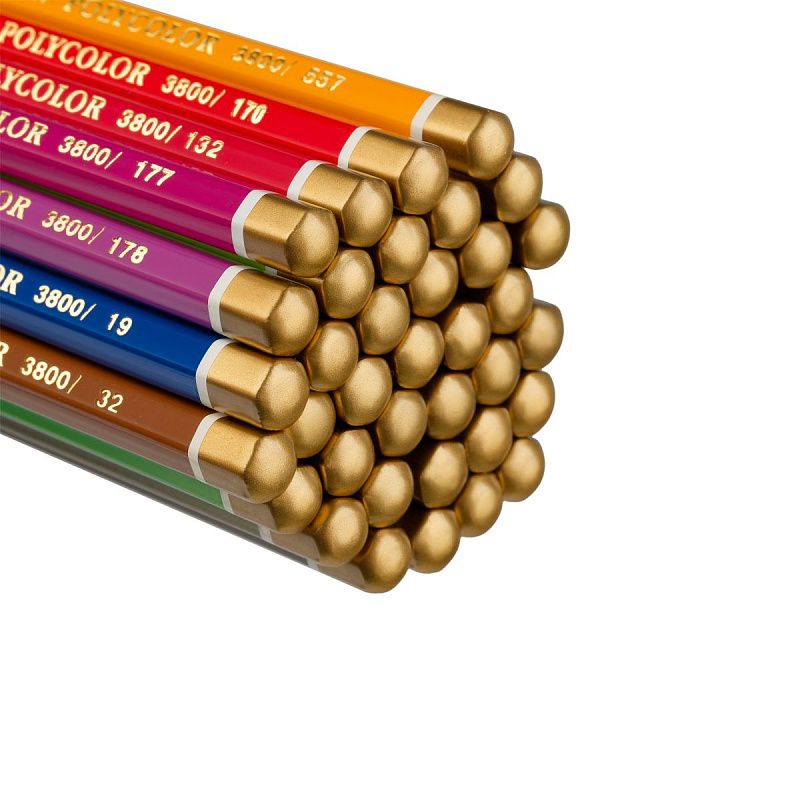 Карандаши цветные художественные Koh-I-Noor "Polycolor", 36цв., заточен., метал. пенал